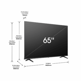 Téléviseur Hisense 65" 65A6K Smart Tv 4K -Vidaa U – Image 4