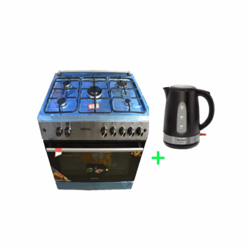 Pack cuisinière Tecnolux 5 feux + Bouilloire Sharp Pack cuisinière Tecnolux 5 feux + Bouilloire Sharp