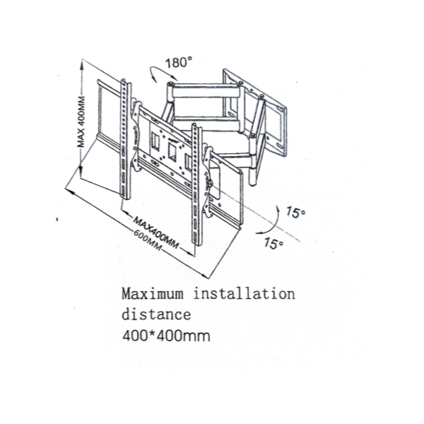 Support TV pivotant MODEL MOYEN 26"-65" Support TV pivotant MODEL MOYEN 26"-65"