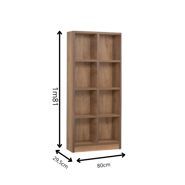 Meuble de rangement DAVE 179 - 522057 (8 compartiments) Meuble de rangement DAVE 179 - 522057 (8 compartiments)