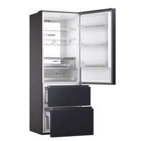 Réfrigérateur combiné Haier HTW7720ENMB- 483L - 4 Tiroirs (No Frost) – Image 4