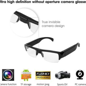 Lunettes Caméra Cachée – Full HD 1080P, Enregistrement Vidéo & Audio Discret
