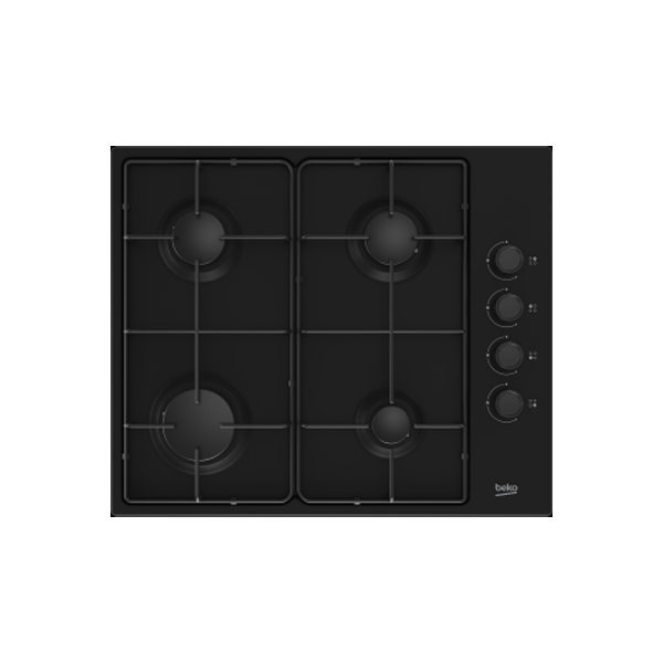 Plaque de cuisson à gaz Beko HIGG64123SBL - 4 feux Plaque de cuisson à gaz Beko HIGG64123SBL - 4 feux