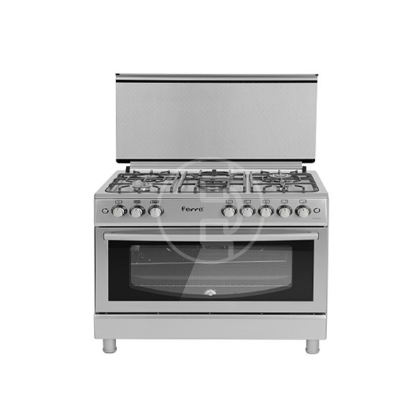Cuisinière Ferre 90X60 F9P50G2 - 5 feux INOX avec grill Cuisinière Ferre 90X60 F9P50G2 - 5 feux INOX avec grill