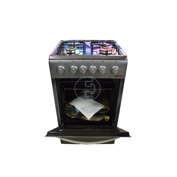 Cuisinière à gaz Astech 50x50 - 4 feux - Inox Cuisinière à gaz Astech 50x50 - 4 feux - Inox