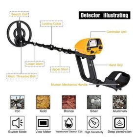 Détecteur de Métaux Haute Qualité (+2 Batteries 5pk 9V 550 mAh) – Image 7
