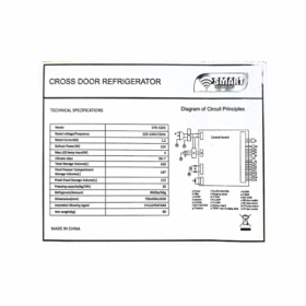 Réfrigérateur combiné Smart Technology STR-520S - 419L -6 Tiroirs – Image 10