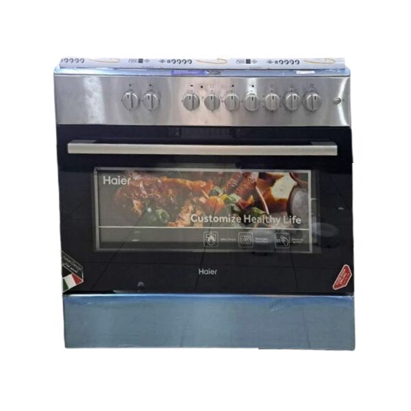 Cuisinière à gaz Haier HCR6050EGS2 90x60- 5 feux (Avec Ventilateur) Cuisinière à gaz Haier HCR6050EGS2 90x60- 5 feux (Avec Ventilateur)