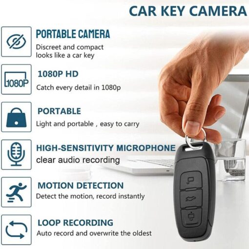 Porte-clés Caméra Espion Porte-clés Caméra Espion