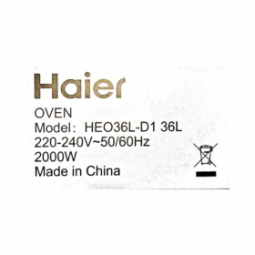 Mini four électrique Haier HEO36L-D1 - 36L – Image 8