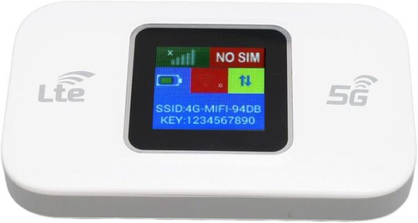 Routeur WiFi Mobile Generic 5G/4G LTE – 300 Mbps, Portable, Carte SIM, Jusqu’à 10 Utilisateurs, Compatible Smartphones & PC Routeur WiFi Mobile Generic 5G/4G LTE – 300 Mbps, Portable, Carte SIM, Jusqu’à 10 Utilisateurs, Compatible Smartphones & PC