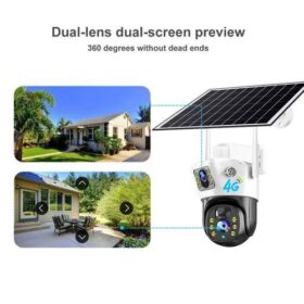 Camera Solaire de Sécurité (Double Objectifs + Carte mémoire de 64GB) – Image 8