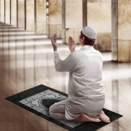 Tapis de prière musulman portable imperméable avec boussole Tapis de prière musulman portable imperméable avec boussole