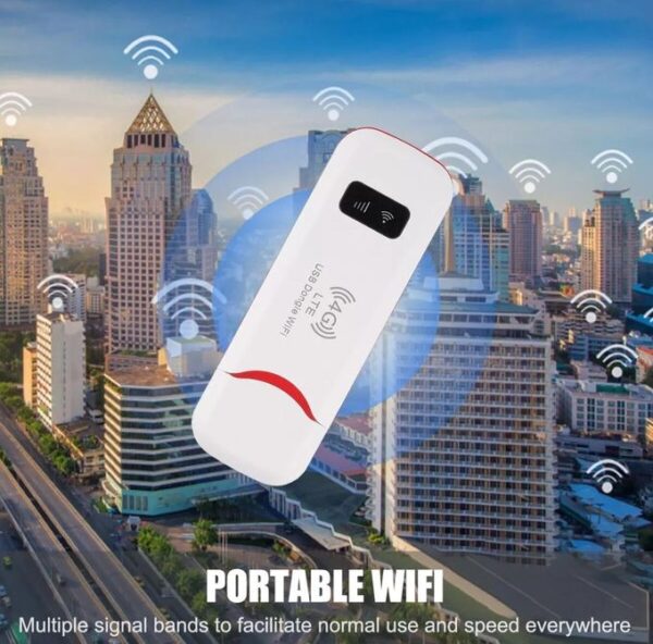 Routeur Modem Wifi de Poche Portable (Clé Internet + Routeur Modem 4G Sans Fil 150 Mbps) Routeur Modem Wifi de Poche Portable (Clé Internet + Routeur Modem 4G Sans Fil 150 Mbps)