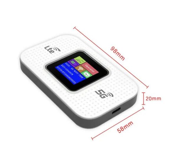 Routeur Modem Wifi de Poche 4G Unbrand – Sans Fil, Carte SIM, Batterie 3000mAh, Jusqu’à 10 Appareils Routeur Modem Wifi de Poche 4G Unbrand – Sans Fil, Carte SIM, Batterie 3000mAh, Jusqu’à 10 Appareils