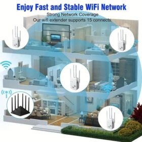 Amplificateur Wifi 1200mbps blanc 802.11a/ac/b/g/n. 2.4G/5G – Image 4