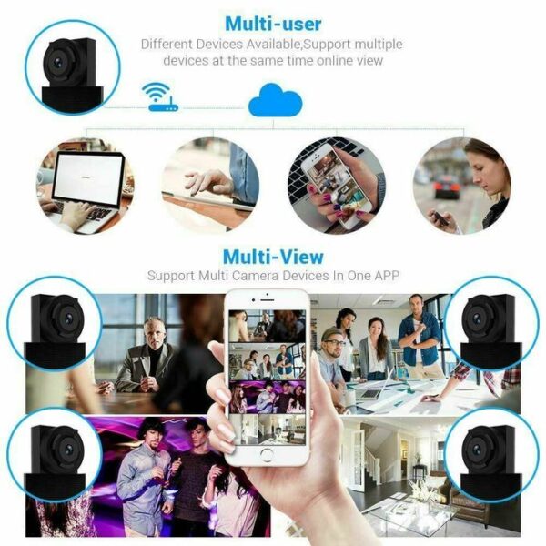 Caméra Espion 4K HD – Détection de Mouvement, Vue à Distance & Carte Mémoire 64GB