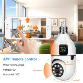 Caméra de Sécurité PTZ Sans Fil 4MP E27 – Image 5