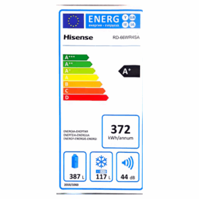 Réfrigérateur 2 portes Hisense RD-66WR4SA- 504L - Inverter (NoFrost) – Image 9