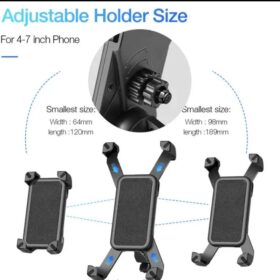 Support Téléphone Universel pour Moto Scooter et Vélo (10-18cm) – Image 5
