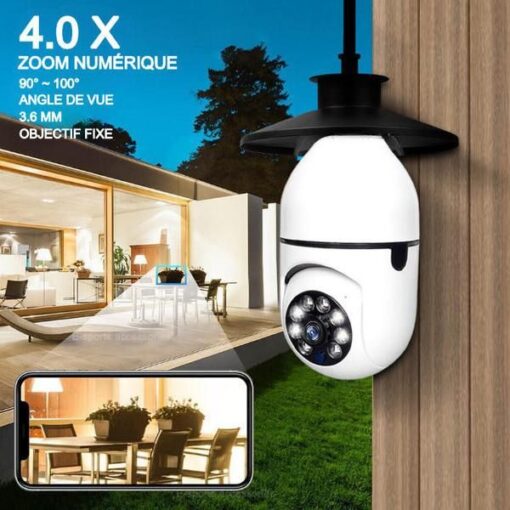 Camera Ampoule de Surveillance Camera Ampoule de Surveillance