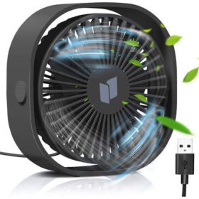 Ventilateur Portable Rechargeable – 3 Vitesses