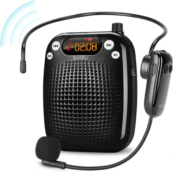 SHIDUS Amplificateur de Voix Portable Sans Fil SHIDUS Amplificateur de Voix Portable Sans Fil