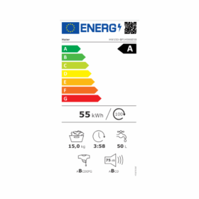Machine à laver Haier HW150-BP14986ES8 - 15Kg - (Inverter BPM) – Image 9
