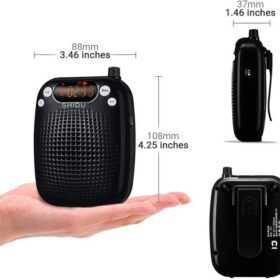 SHIDUS Amplificateur de Voix Portable Sans Fil – Image 3