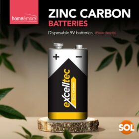 Batteries Durables Haute Performance Excelltel 5pk 9V 550 mAh Batteries Durables Haute Performance Excelltel 5pk 9V 550 mAh