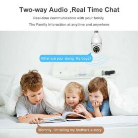 Caméra de Surveillance Sans Fil 1080P HD + Carte SD 64Go (App YIIOT) – Image 3