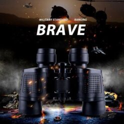 Jumelles Militaires 80x80 HD Vision Jour/Nuit 15000m – Chasse, Camping, Spectacles