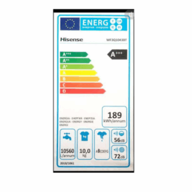 Machine à laver Hisense WF3S1043BT - 10 kg-A+++INVERTER – Image 5