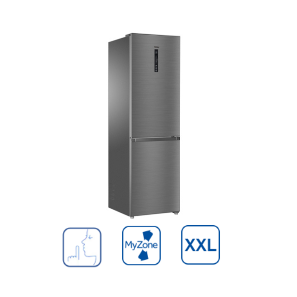Réfrigérateur combiné HAIER HDR3619FNMN -354 L-NO FROST-3T Réfrigérateur combiné HAIER HDR3619FNMN -354 L-NO FROST-3T