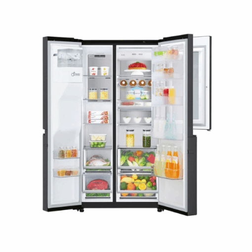 Réfrigérateur side-by-side LG GR-X257CQVV - 601L - MATTE NOIR - NoFrost Réfrigérateur side-by-side LG GR-X257CQVV - 601L - MATTE NOIR - NoFrost
