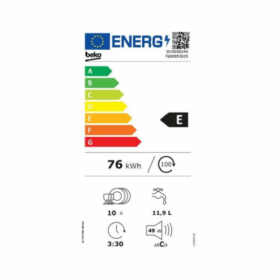 Lave-vaisselle Beko DVS05024S/25S- 10 couverts – Image 4