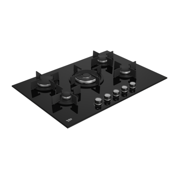 Plaque de cuisson encastrable Beko HILW75222SL - 5 FEUX Plaque de cuisson encastrable Beko HILW75222SL - 5 FEUX