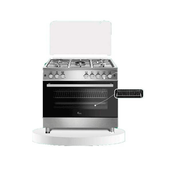 Cuisinière à gaz CAC-CAC90G-9060 - 5 feux