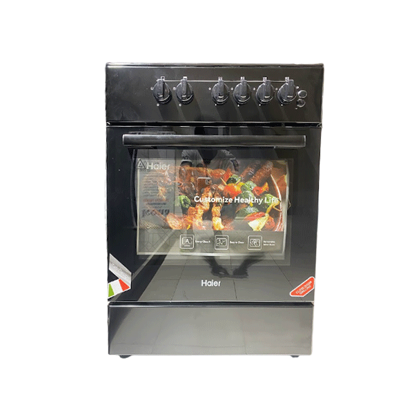 Cuisinière à gaz Haier HCR2040EGB 60x60 - 4 feux Cuisinière à gaz Haier HCR2040EGB 60x60 - 4 feux