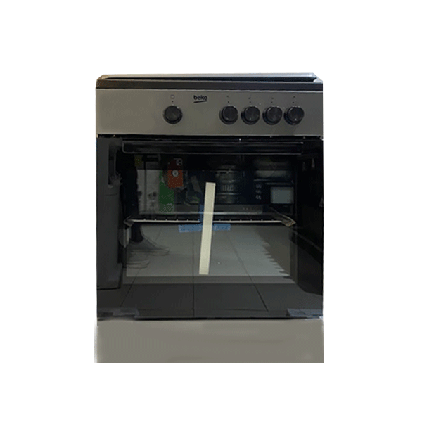 Cuisinière à gaz Beko FSG62000GS - 4 feux - 60 cm Cuisinière à gaz Beko FSG62000GS - 4 feux - 60 cm