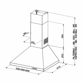 Hotte décorative Beko CWB6441XNH - 60 cm – Image 5