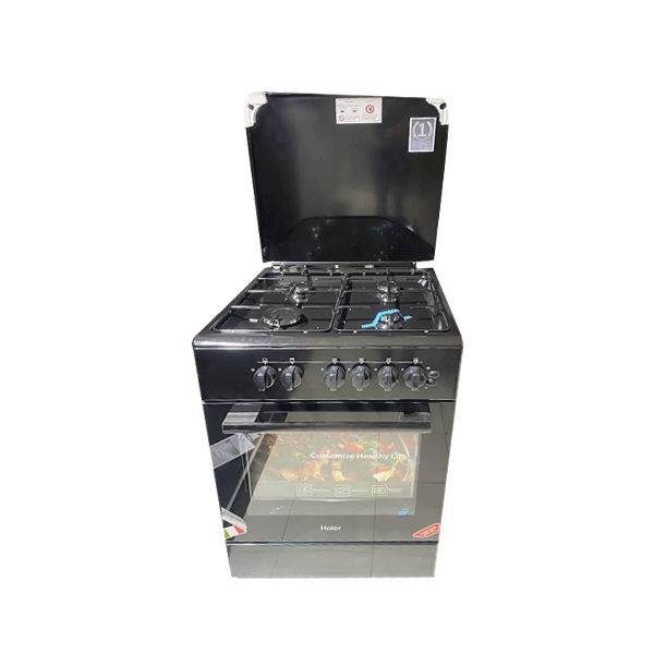 Cuisinière à gaz Haier HCR2040EGB 60x60 - 4 feux Cuisinière à gaz Haier HCR2040EGB 60x60 - 4 feux