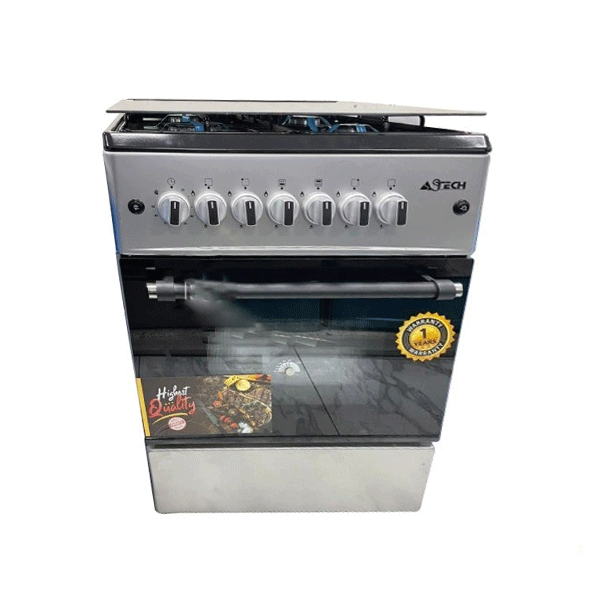 Cuisinière à gaz Astech CK62MSFRM - 4 feux - Full Options Cuisinière à gaz Astech CK62MSFRM - 4 feux - Full Options