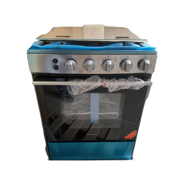 Cuisinière à gaz Hisense HFG60121X 60X60 - 4 feux Cuisinière à gaz Hisense HFG60121X 60X60 - 4 feux