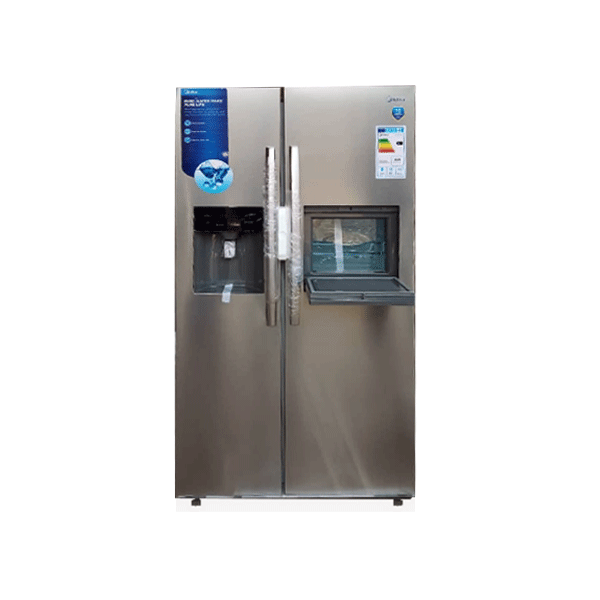 Réfrigérateur side-by-side Midea MDRS678FG - 490L-avec Distributeur d'eau Réfrigérateur side-by-side Midea MDRS678FG - 490L-avec Distributeur d'eau