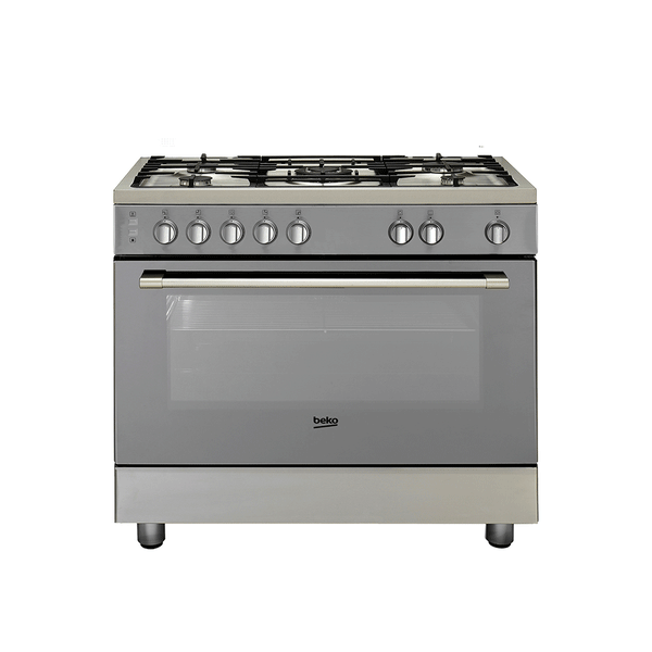 Cuisinière à gaz Beko GG15121DXPR - 5 feux INOX Cuisinière à gaz Beko GG15121DXPR - 5 feux INOX