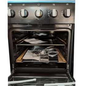 Cuisinière à gaz Brühm BGC-5540IB 50x50- 4 feux – Image 3