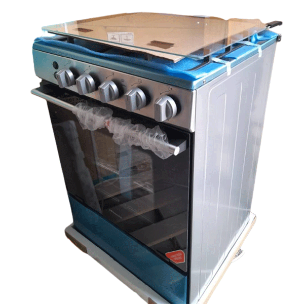 Cuisinière à gaz Hisense HFG60121X 60X60 - 4 feux Cuisinière à gaz Hisense HFG60121X 60X60 - 4 feux