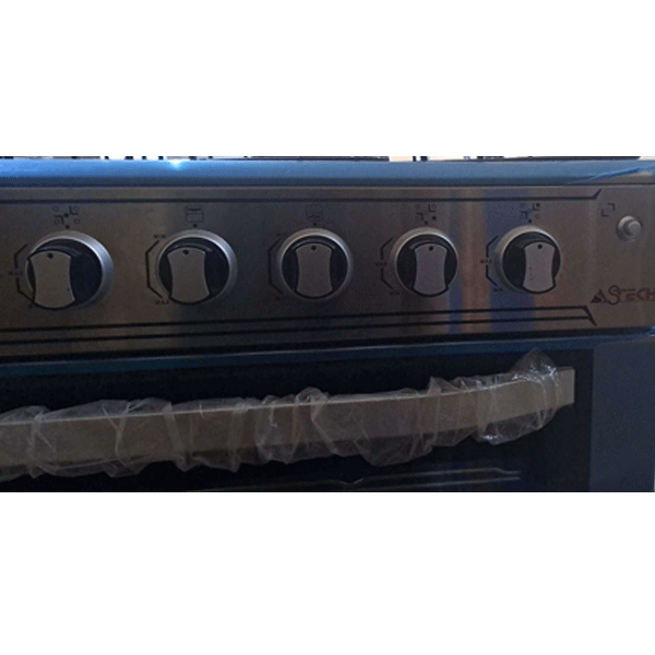 Cuisinière à gaz Astech 80MIS - 5 feux - 80X60 INOX Cuisinière à gaz Astech 80MIS - 5 feux - 80X60 INOX