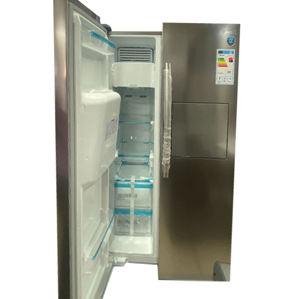 Réfrigérateur side-by-side Midea MDRS678FG - 490L-avec Distributeur d'eau Réfrigérateur side-by-side Midea MDRS678FG - 490L-avec Distributeur d'eau